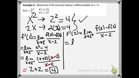 how to prove a function is differentiable.
